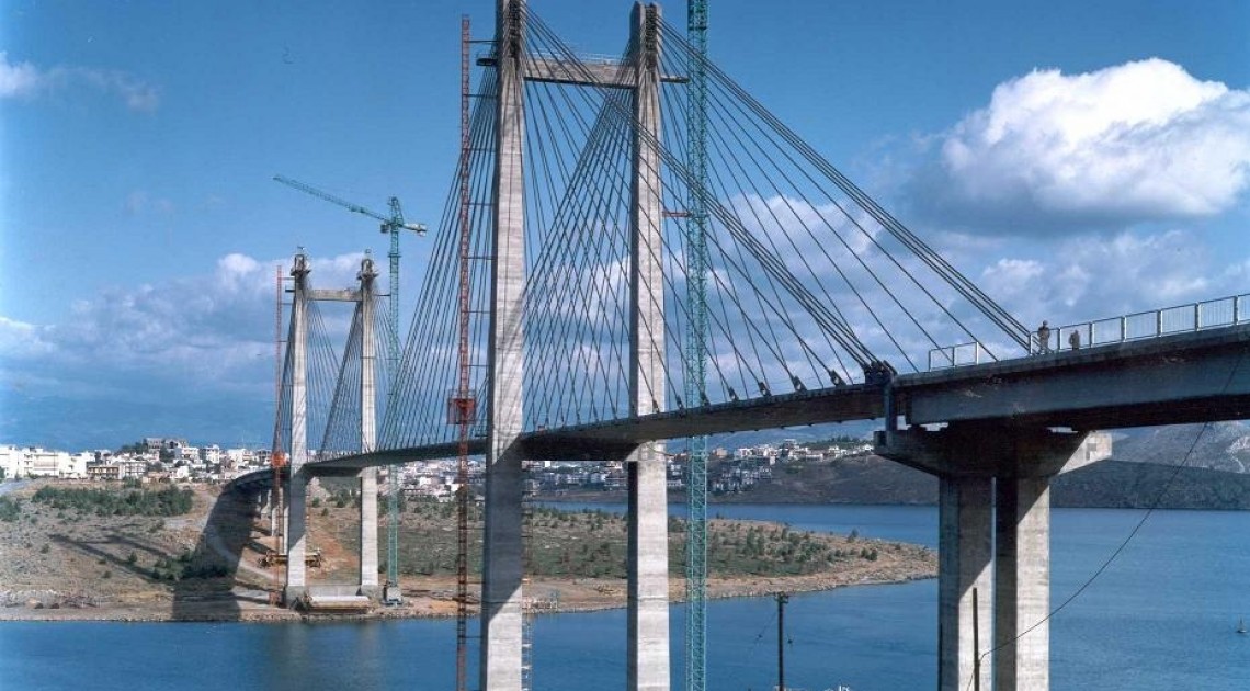 Δοκιμαστική φόρτιση γέφυρας Ευρίπου